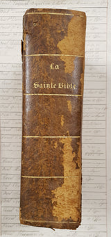 Authentic Antique French Book - XU