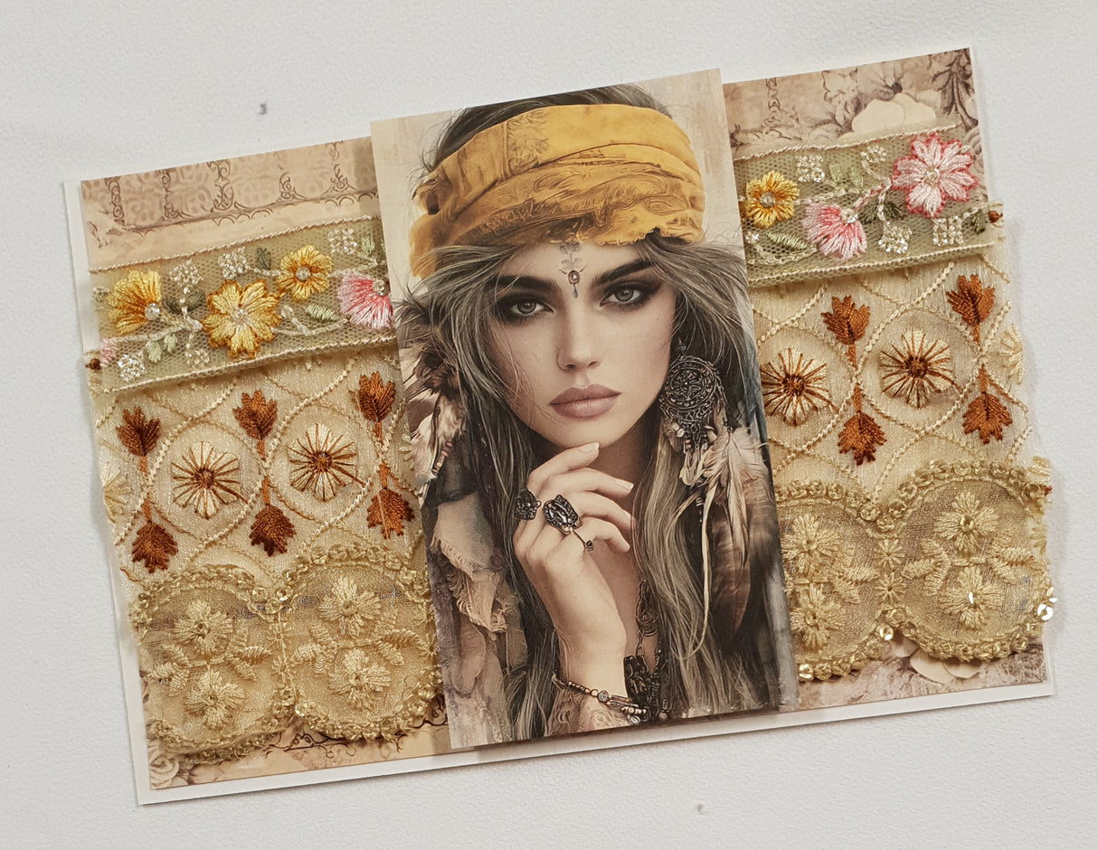 Assorted Embroidered Trim Pack - XU