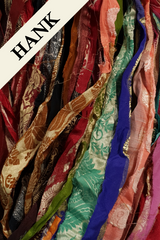 Reclaimed Sari Ribbon Hank - Unique - YT