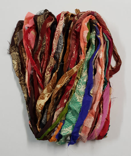 Reclaimed Sari Ribbon Hank - Unique - YT