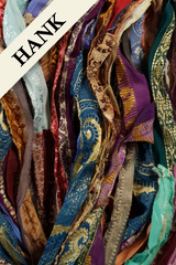 Reclaimed Sari Ribbon Hank - Unique - YU