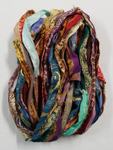 Reclaimed Sari Ribbon Hank - Unique - YU
