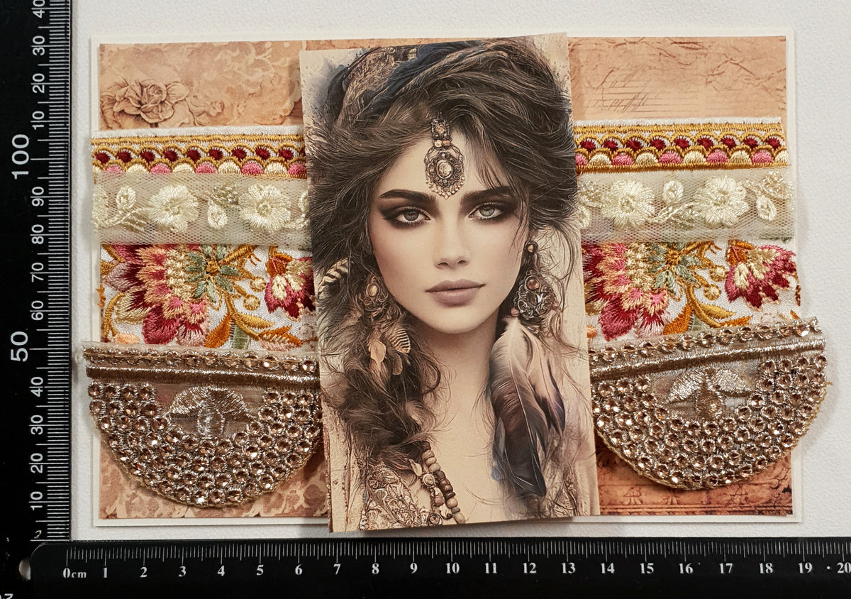 Assorted Embroidered Trim Pack - ZA