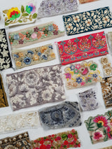 Assorted Embroidered Trim Scraps Pack - ZB