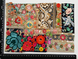 Assorted Embroidered Trim Scraps Pack - ZD
