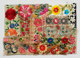 Assorted Embroidered Trim Scraps Pack - ZE