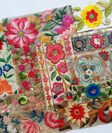 Assorted Embroidered Trim Scraps Pack - ZE