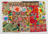 Assorted Embroidered Trim Scraps Pack - ZG