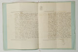 Authentic Antique French 1874 Notaire Document - ZI