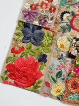 Assorted Embroidered Trim Scraps Pack - ZI