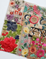 Assorted Embroidered Trim Scraps Pack - ZI