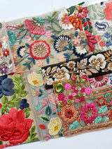 Assorted Embroidered Trim Scraps Pack - ZI