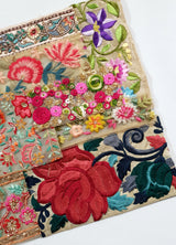 Assorted Embroidered Trim Scraps Pack - ZK
