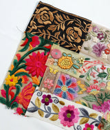 Assorted Embroidered Trim Scraps Pack - ZL