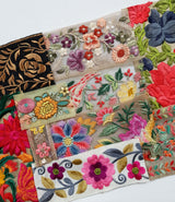 Assorted Embroidered Trim Scraps Pack - ZL