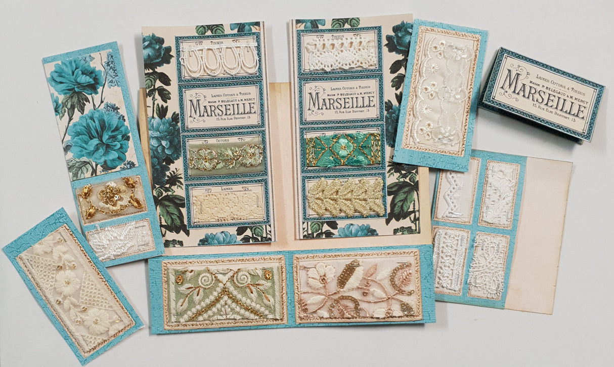 Floral Fabric Sampler Folio - ZQ