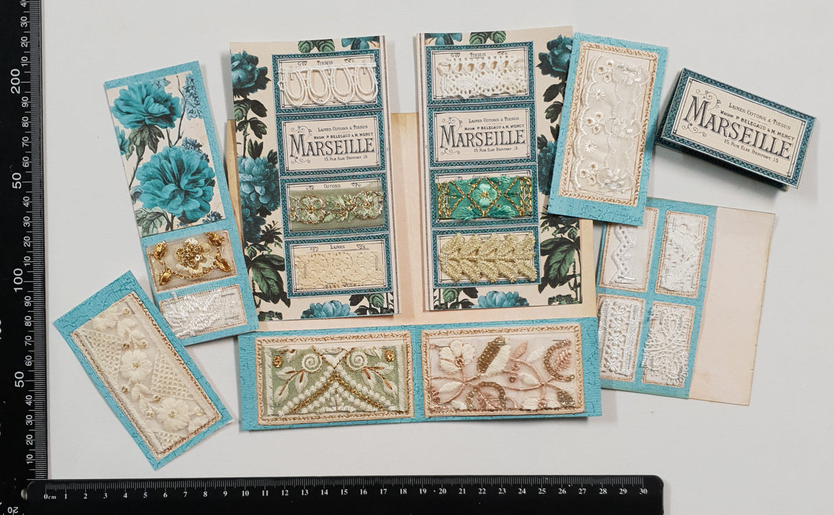Floral Fabric Sampler Folio - ZQ