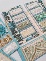 Floral Fabric Sampler Folio - ZQ