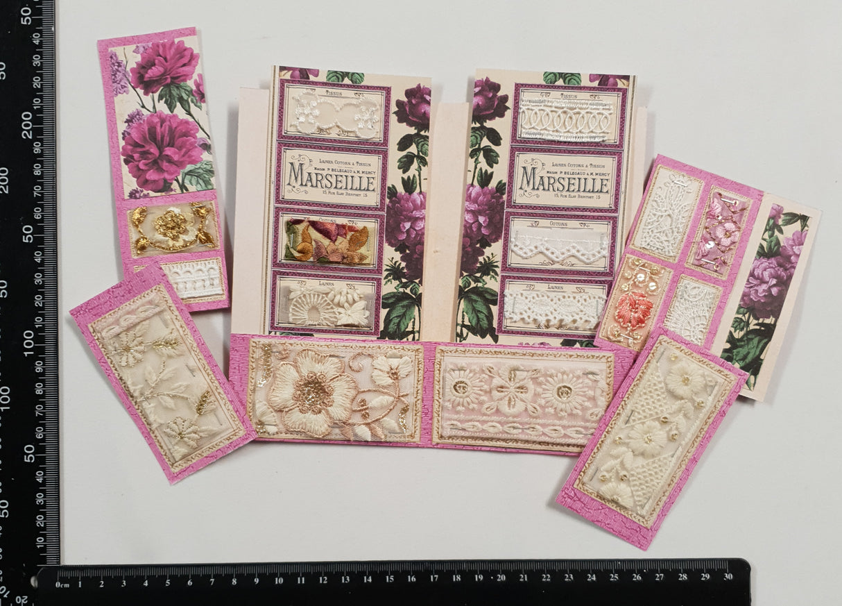 Floral Fabric Sampler Folio - ZR