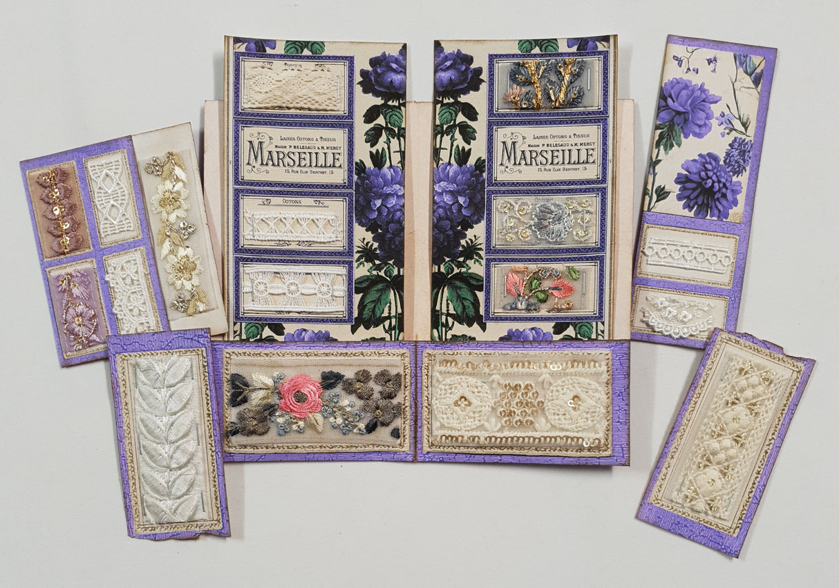 Floral Fabric Sampler Folio - ZS