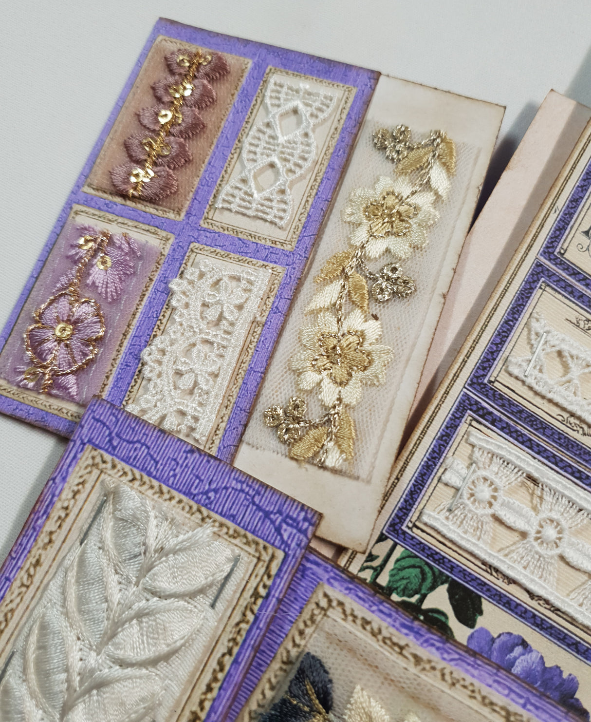 Floral Fabric Sampler Folio - ZS