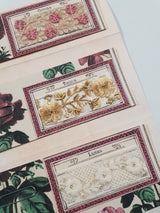 Floral Fabric Sampler Document - ZT