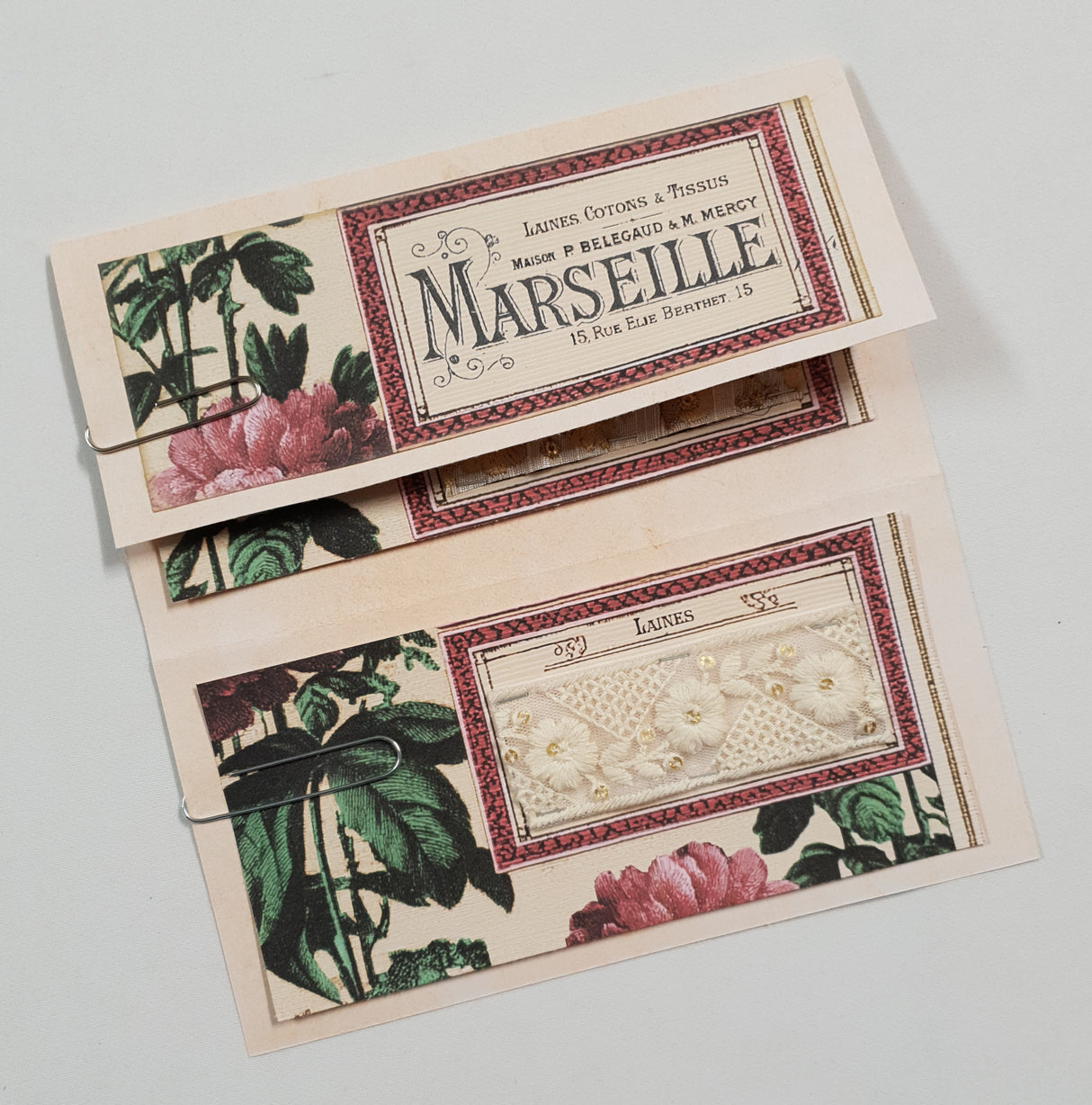 Floral Fabric Sampler Document - ZT