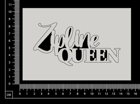 Zipline Queen - A - White Chipboard