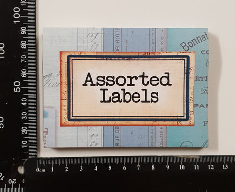 Tin of Assorted Labels - 30 Pieces