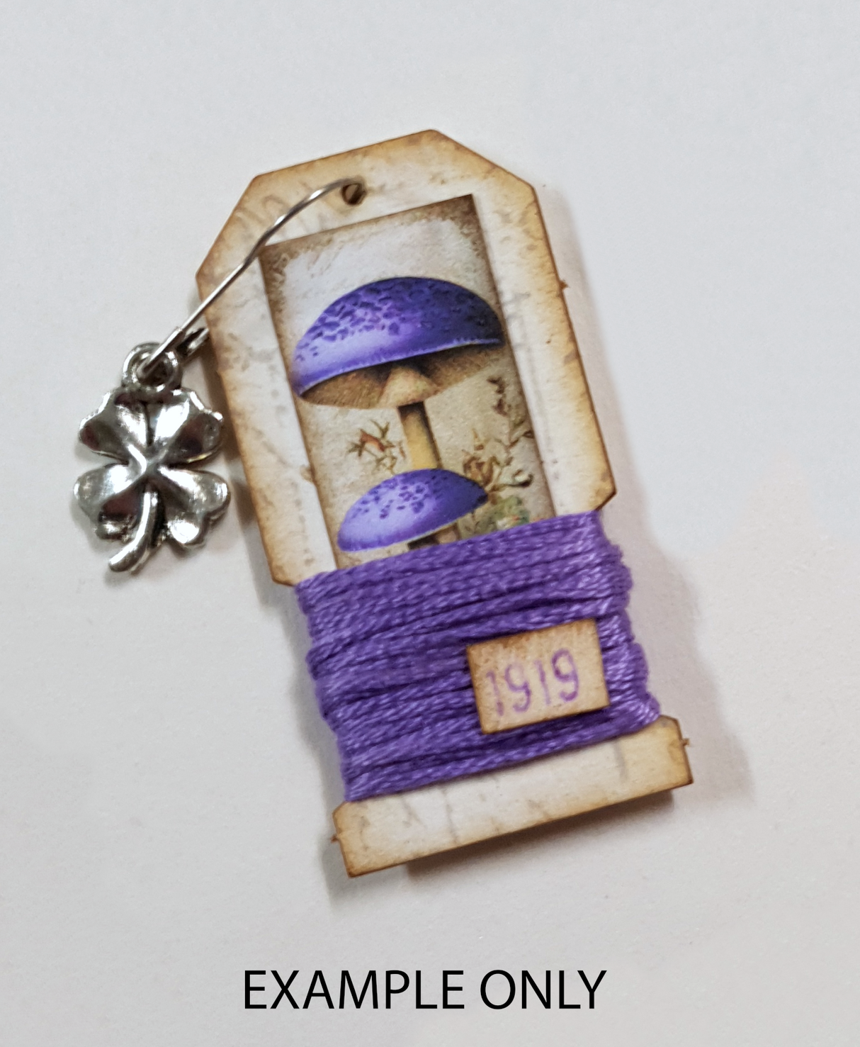 Bobbin Tag Set - AE - White Chipboard