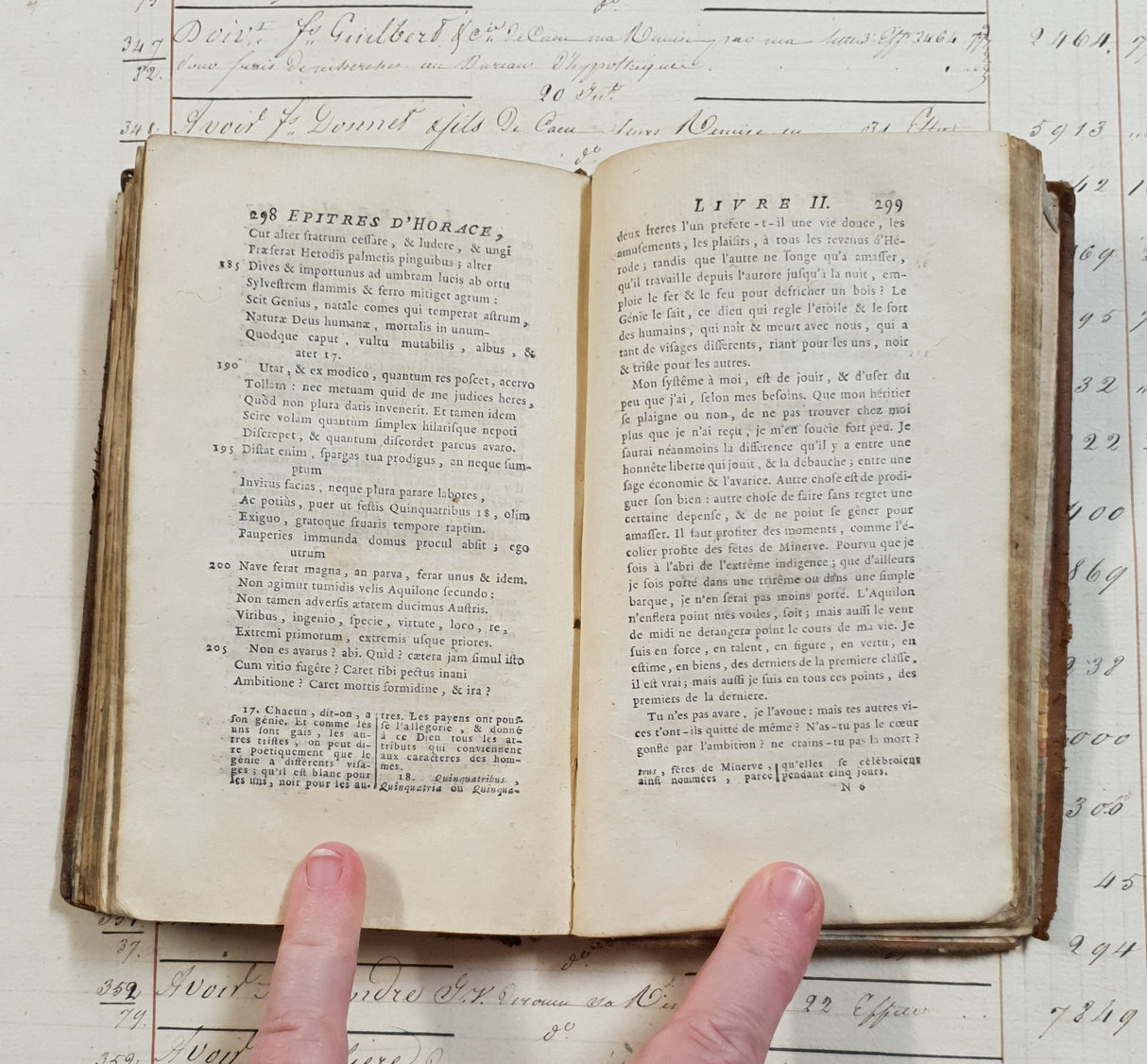 Authentic Antique French Book - CV