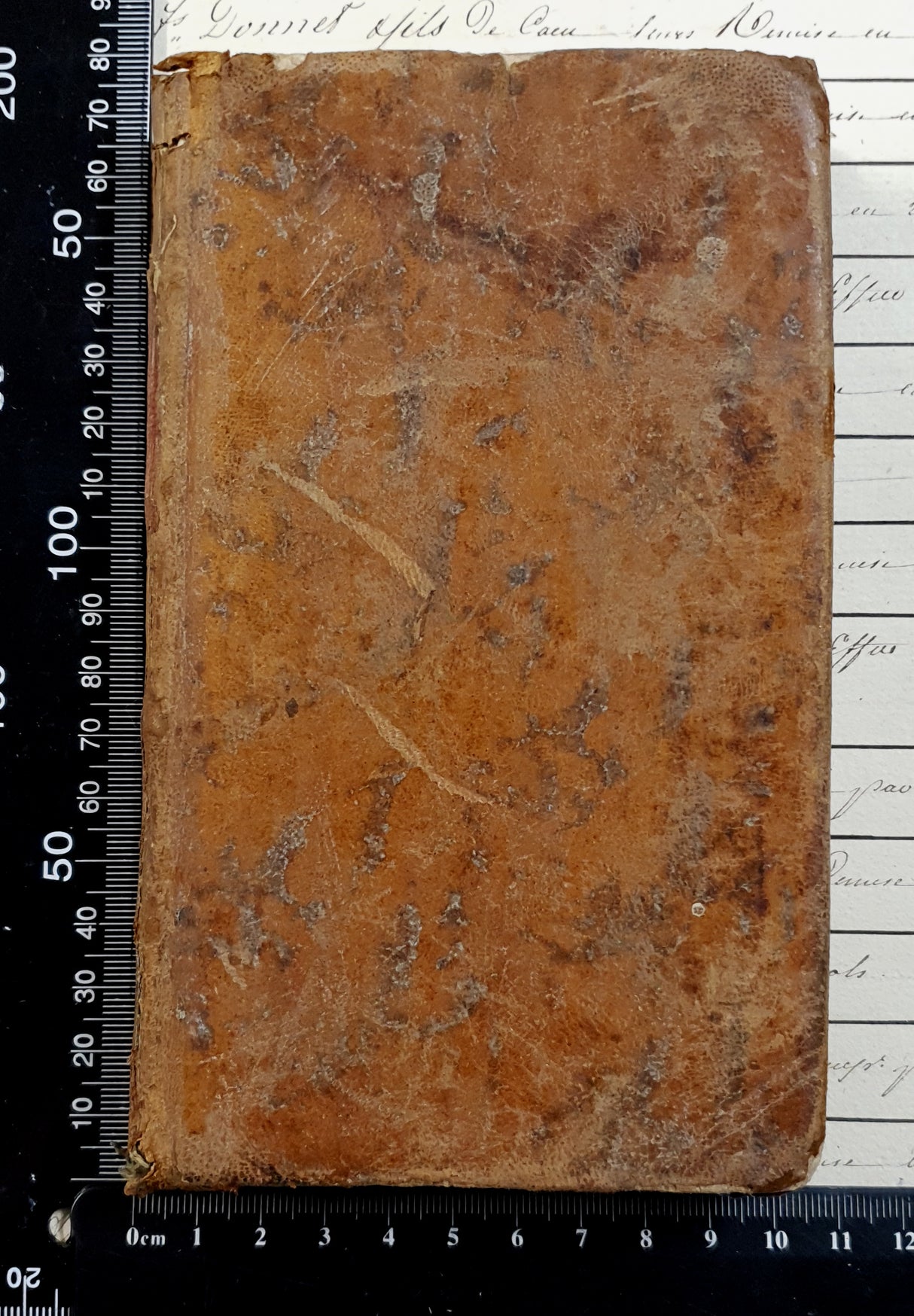 Authentic Antique French Book - CV