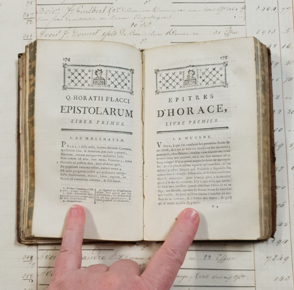 Authentic Antique French Book - CV