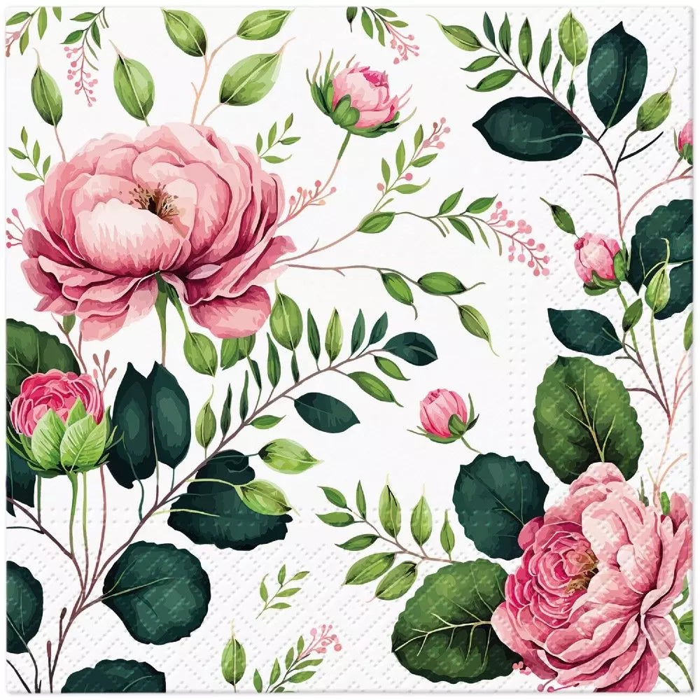 Decoupage Napkin - (DN-8094) - Noble Roses