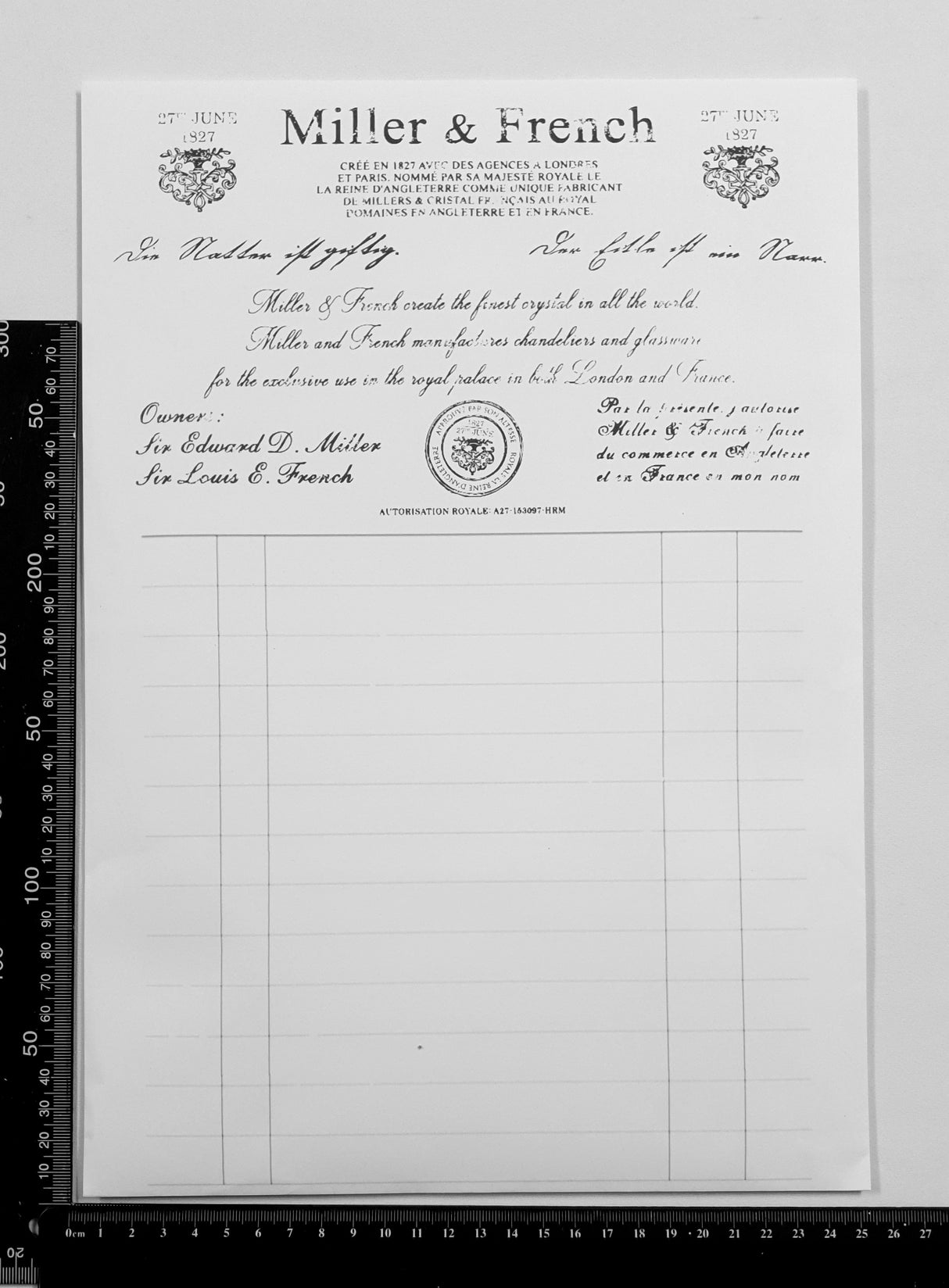 Faux Vintage Invoice - Mega Pack