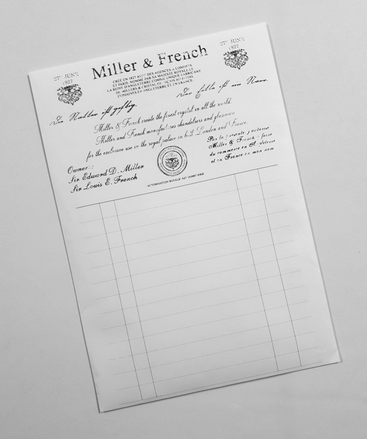 Faux Vintage Invoice - Mega Pack
