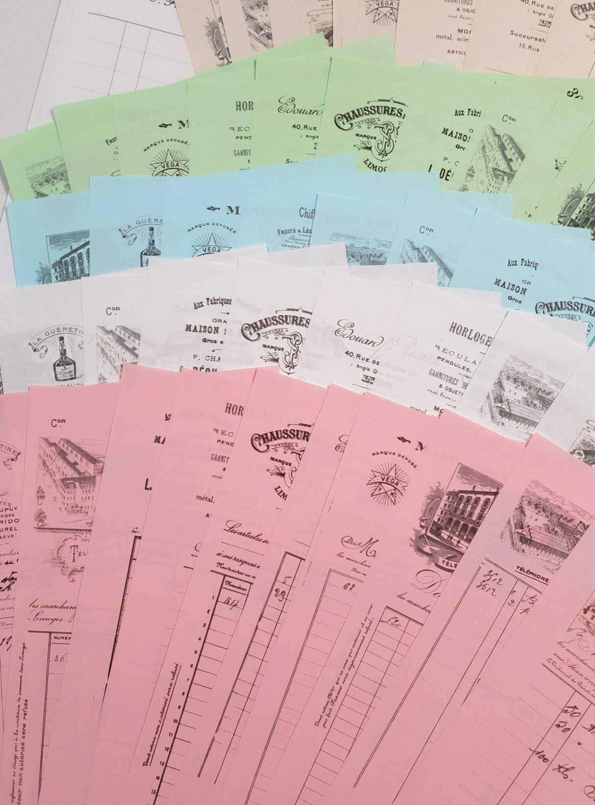 Faux Vintage Invoice - Mega Pack