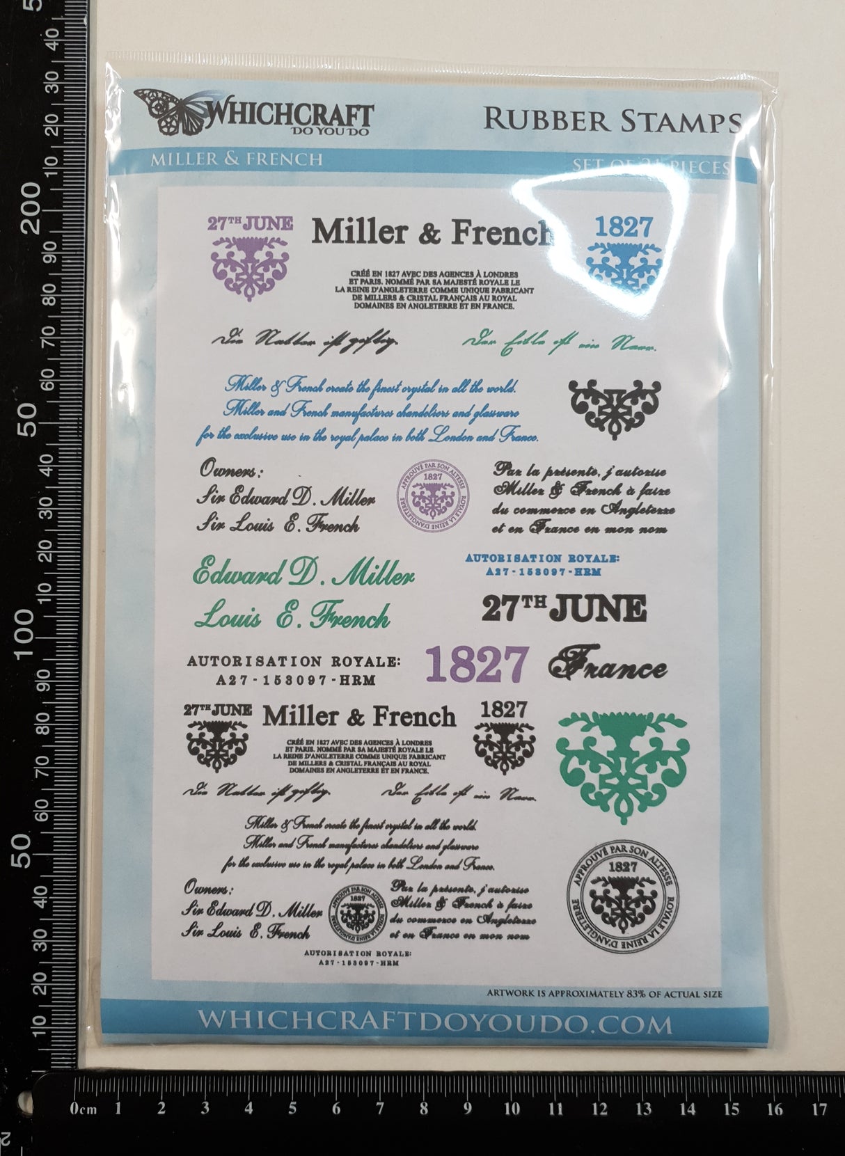 Whichcraft Stamp Set - Miller & French