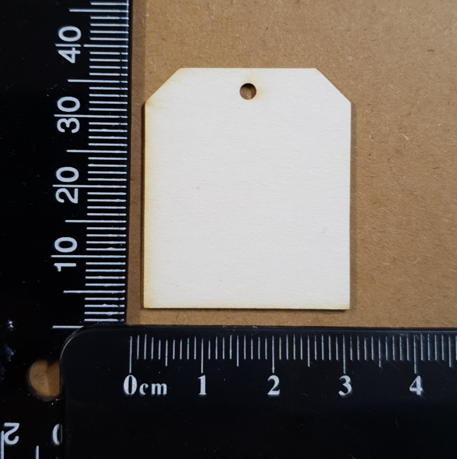 Tiny Tags - Set of 12 - White Chipboard