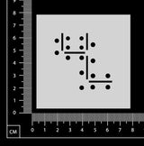 CLEARANCE - Mini Riveted Steel - Stencil - 75mm x 75mm