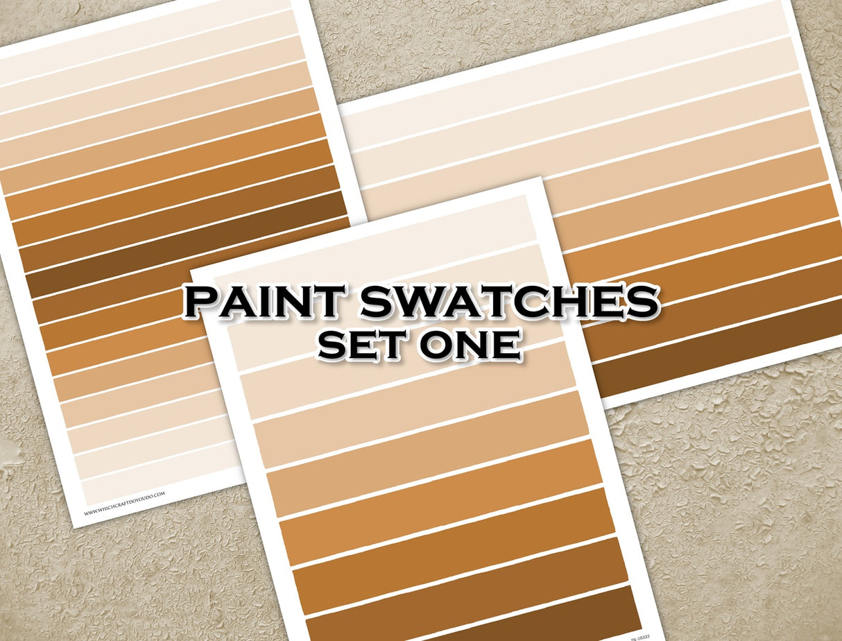 Paint Swatches - Set One - DI-10322 - Digital Download