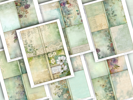 Botanical Mini Journal Kit - DI-10306 - Digital Download