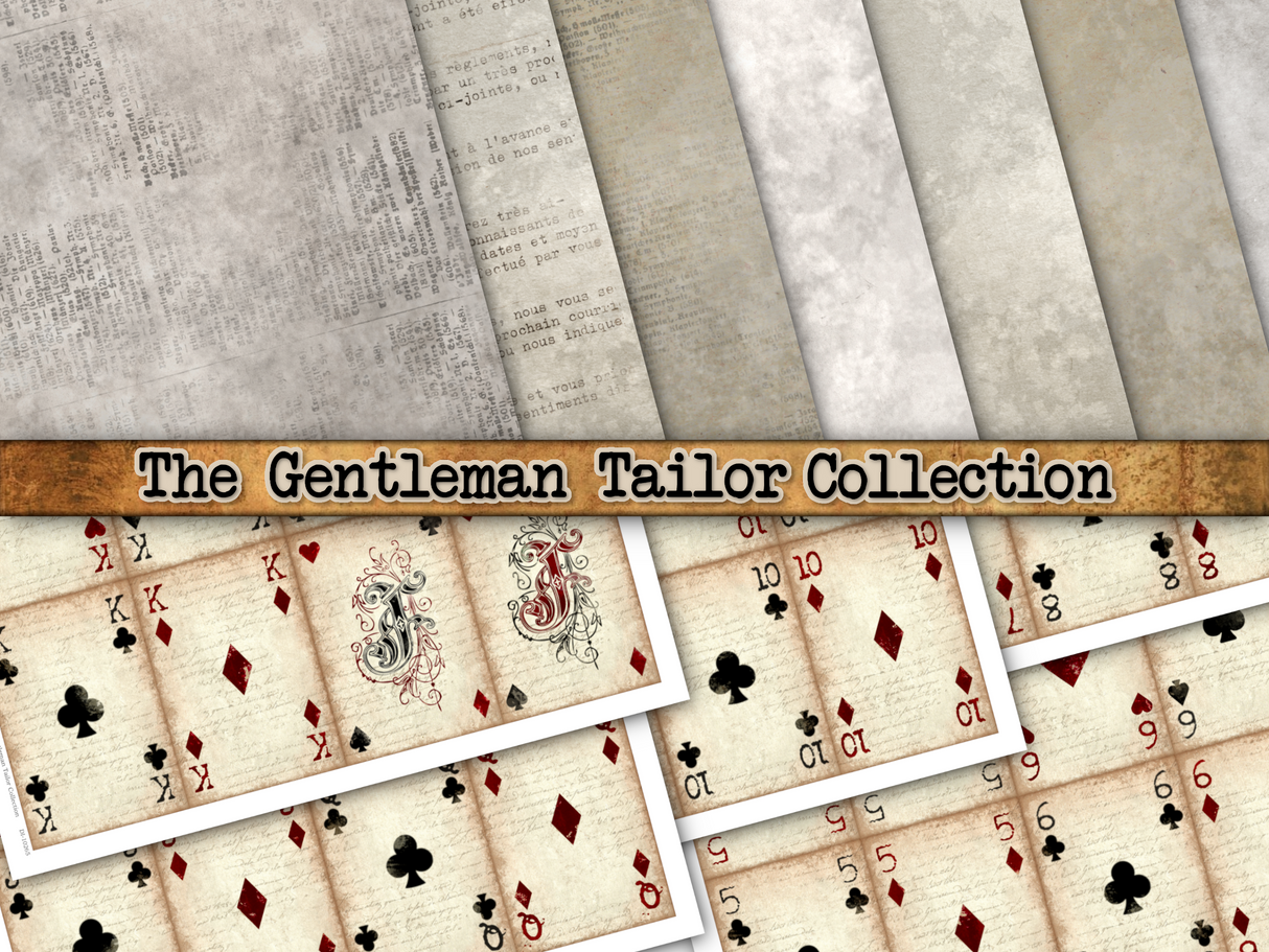 The Gentleman Tailor Collection - DI-10265 - Digital Download