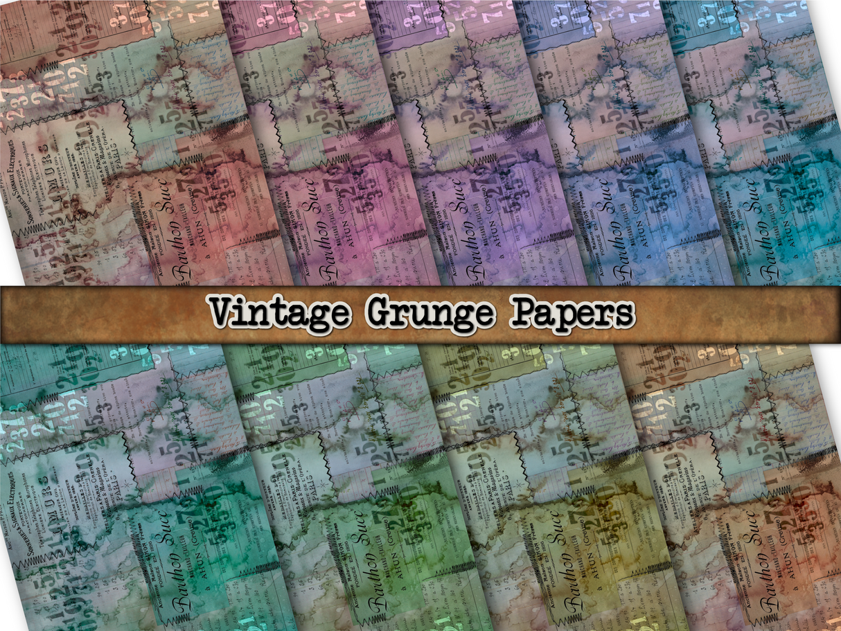 Vintage Grunge - Papers - DI-10249 - Digital Download