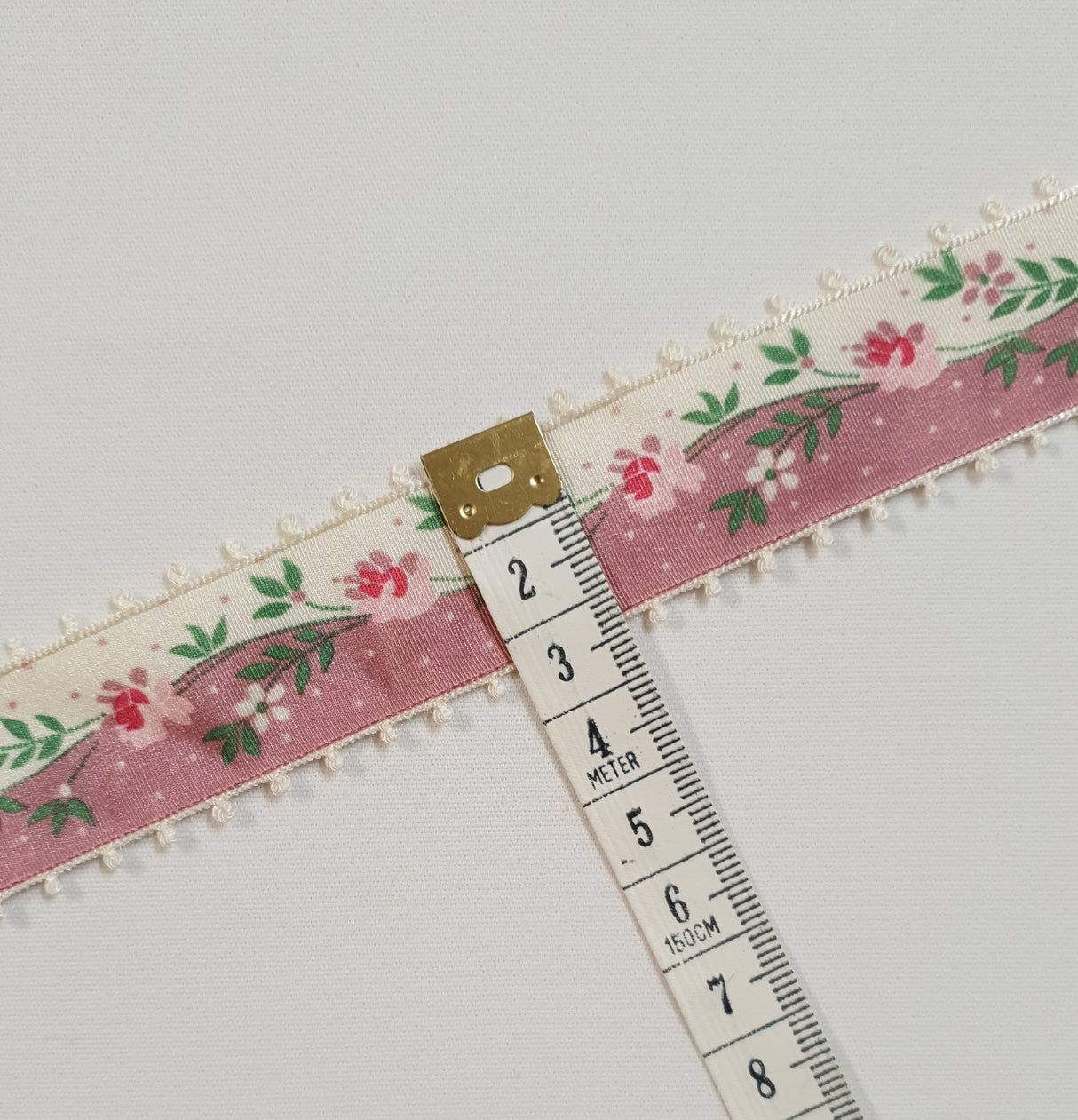 Authentic Vintage Trim - Pink - 1 Meter