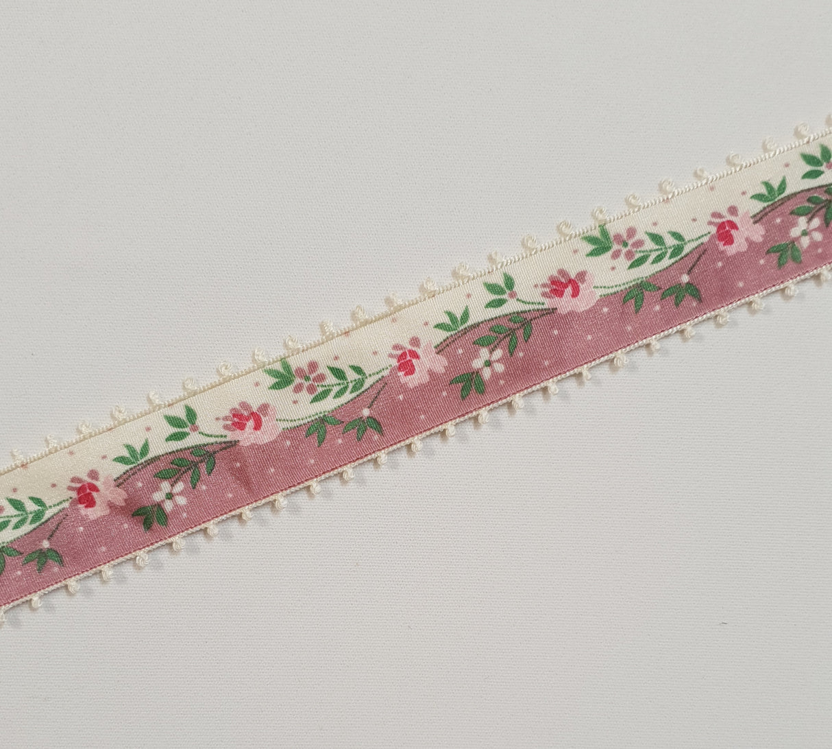 Authentic Vintage Trim - Pink - 1 Meter