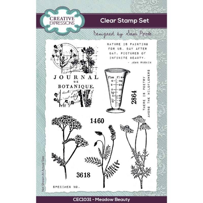 Creative Expressions - Sam Poole - Meadow Beauty - Clear Stamp Set