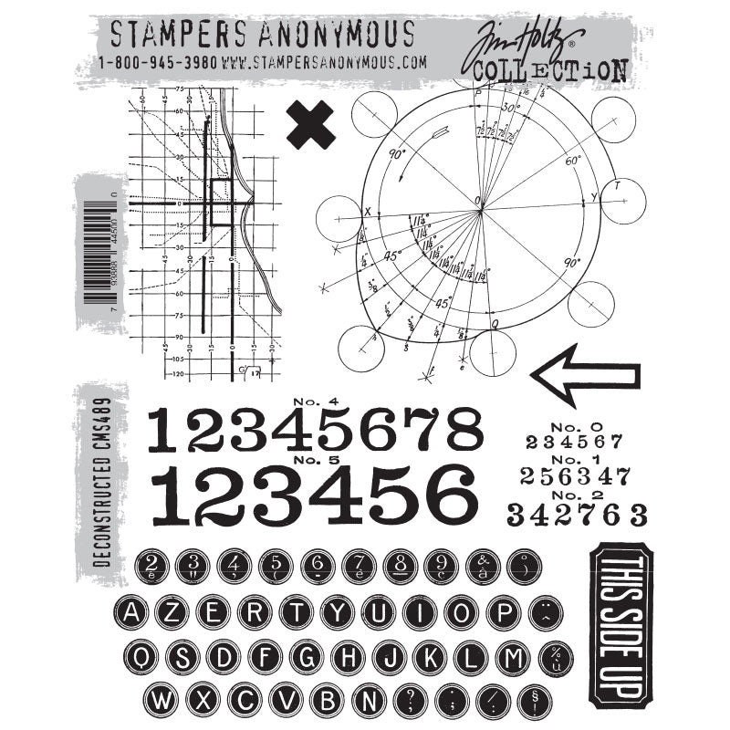 TIm Holtz - Cling Mount Stamps - Deconstructed