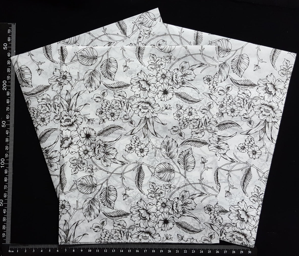 Decoupage Tissue Sheets - F - Set of 3 Pieces