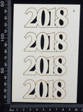 2018 Set - B - White Chipboard